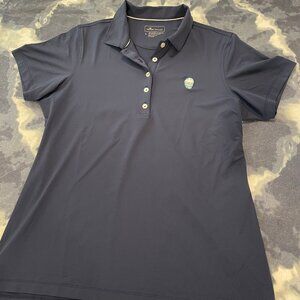 Peter Millar Women's Navy Blue Polo - Size L